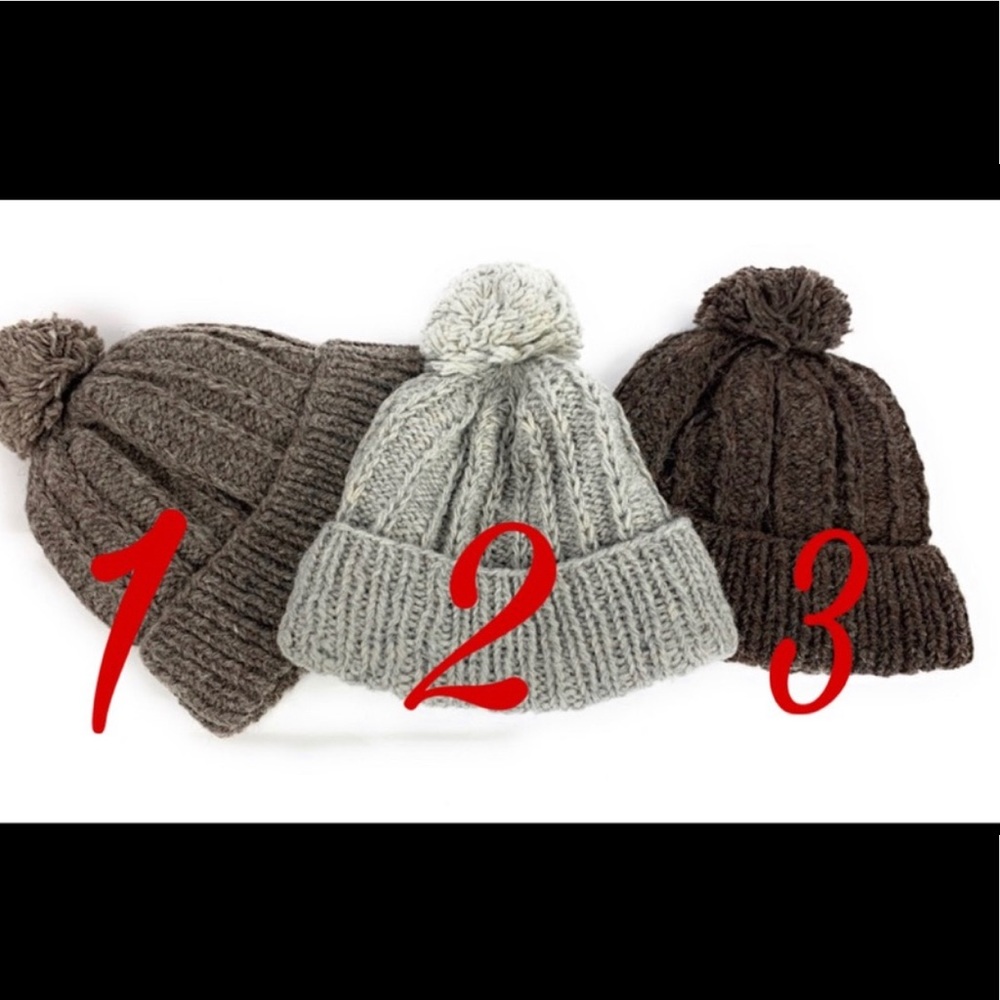 Chunky Woolen beanies - Picture 8 of 8